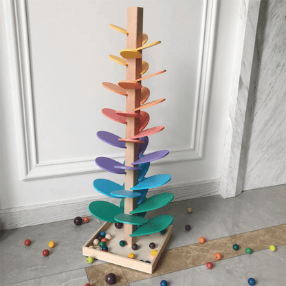 shoraminimalist™ Rainbow Musical Marble Run Tree Tower