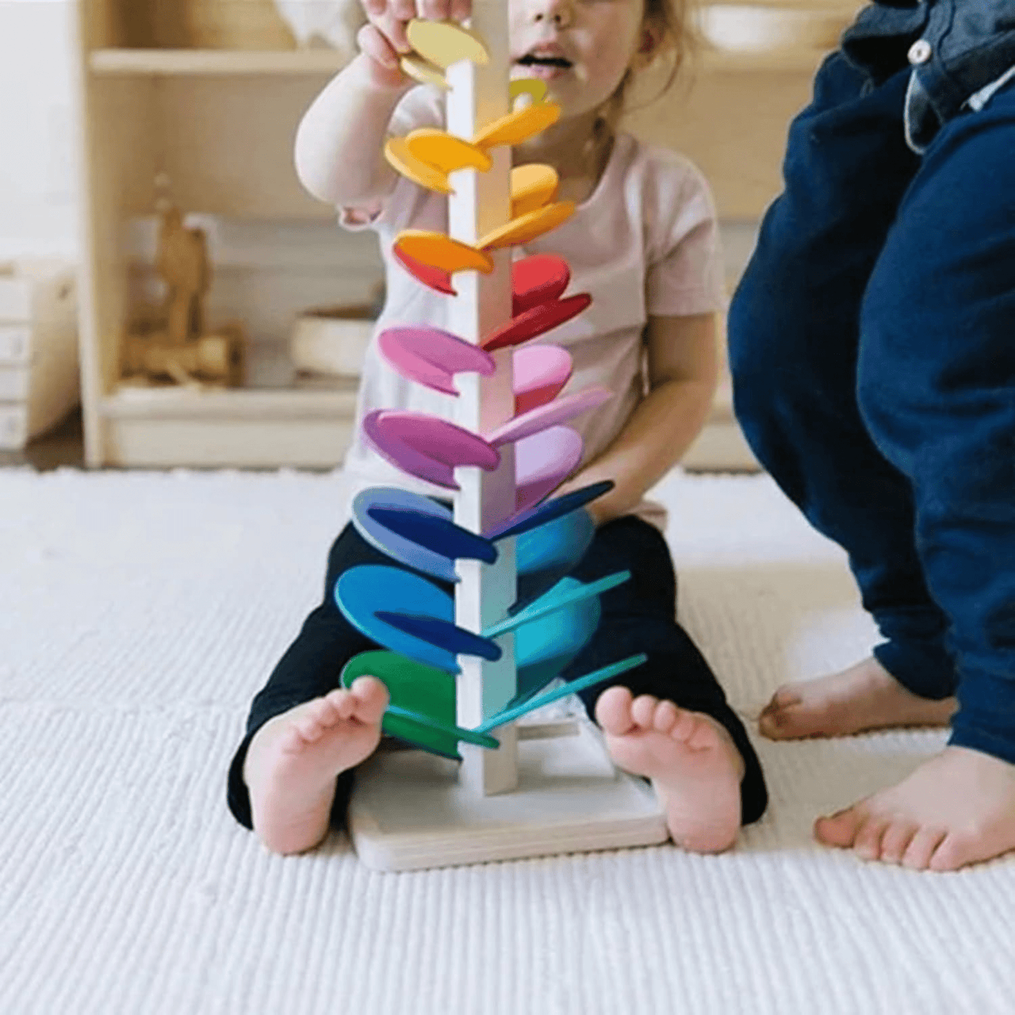 shoraminimalist™ Rainbow Musical Marble Run Tree Tower
