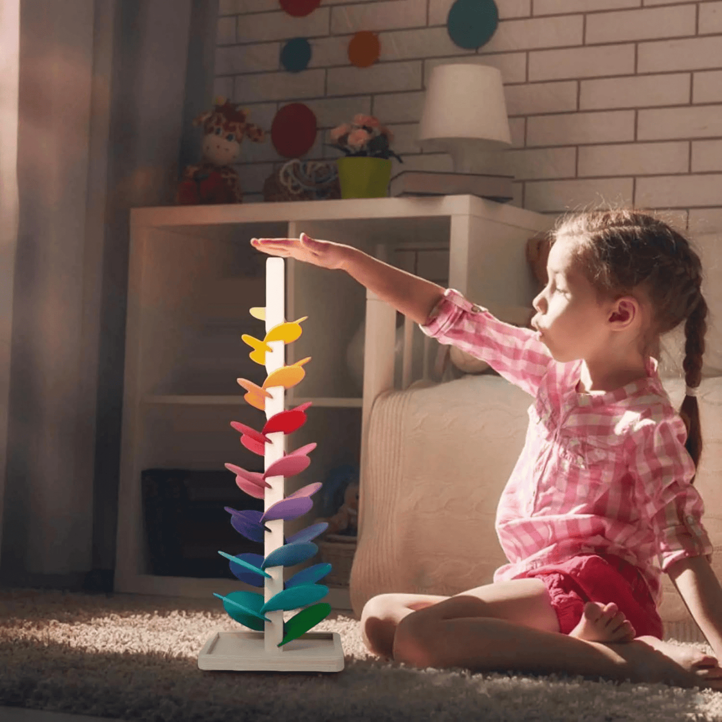 shoraminimalist™ Rainbow Musical Marble Run Tree Tower