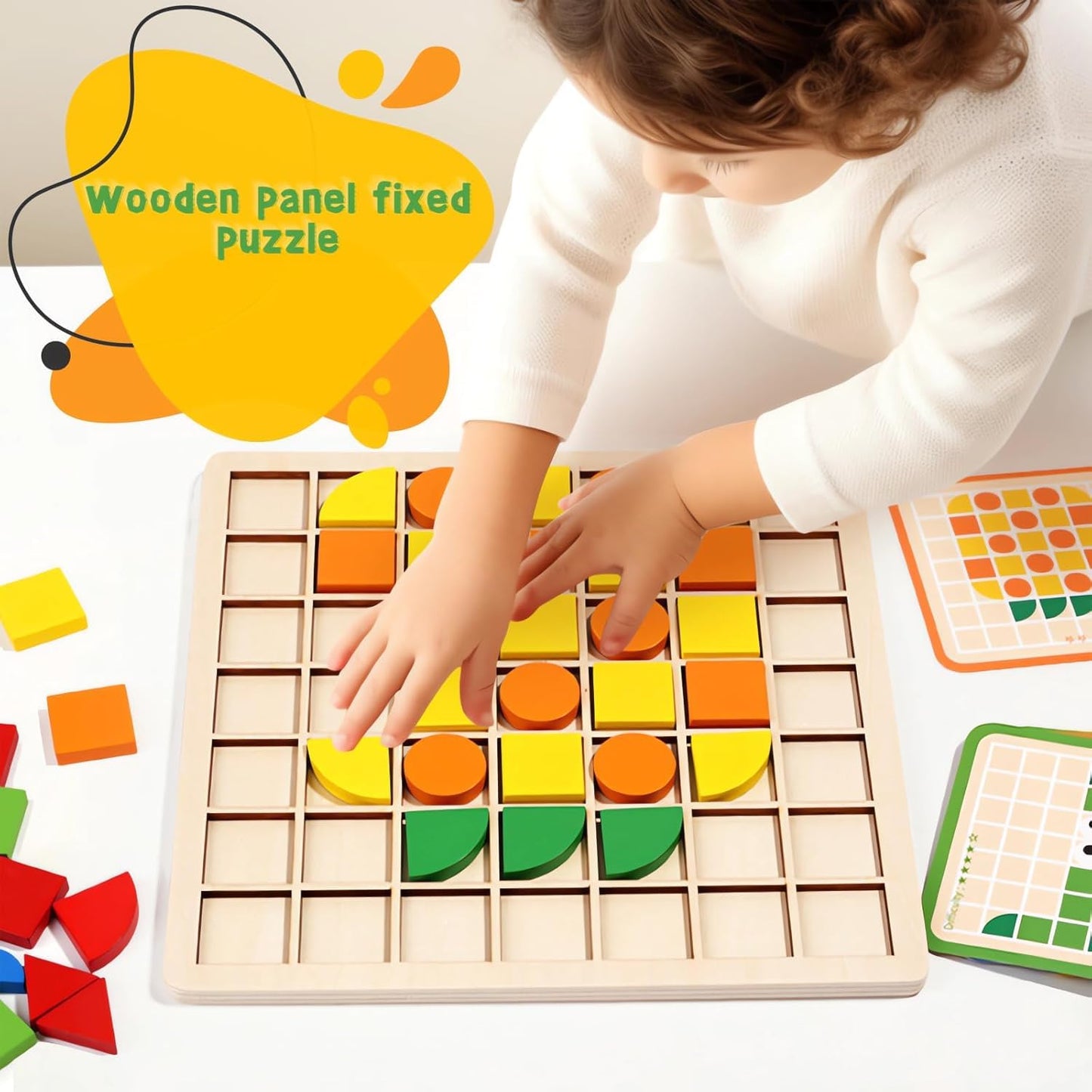 shoraminimalist 120pcs Wooden Brain Booster Blocks - Unlimited Combinations, Unlimited Fun