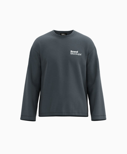 3D Longsleeve T-Shirt Mockup
