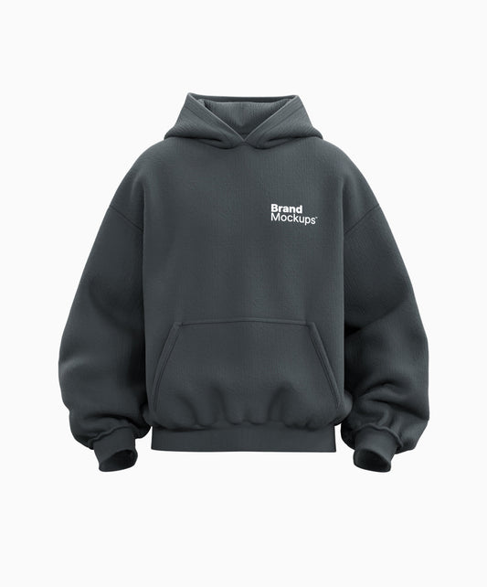 3D Oversized Hoodie Mockup