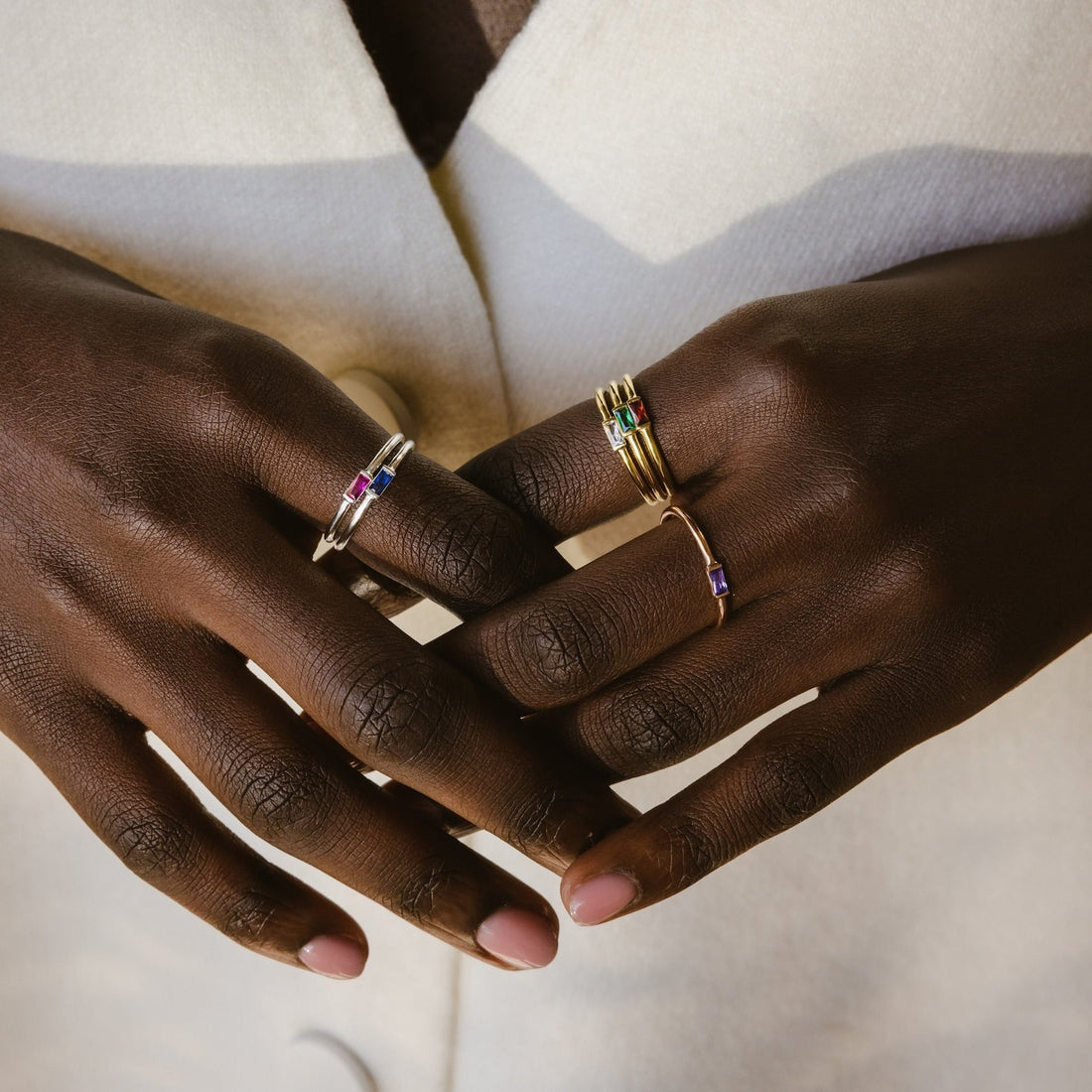 Baguette Birthstone Ring