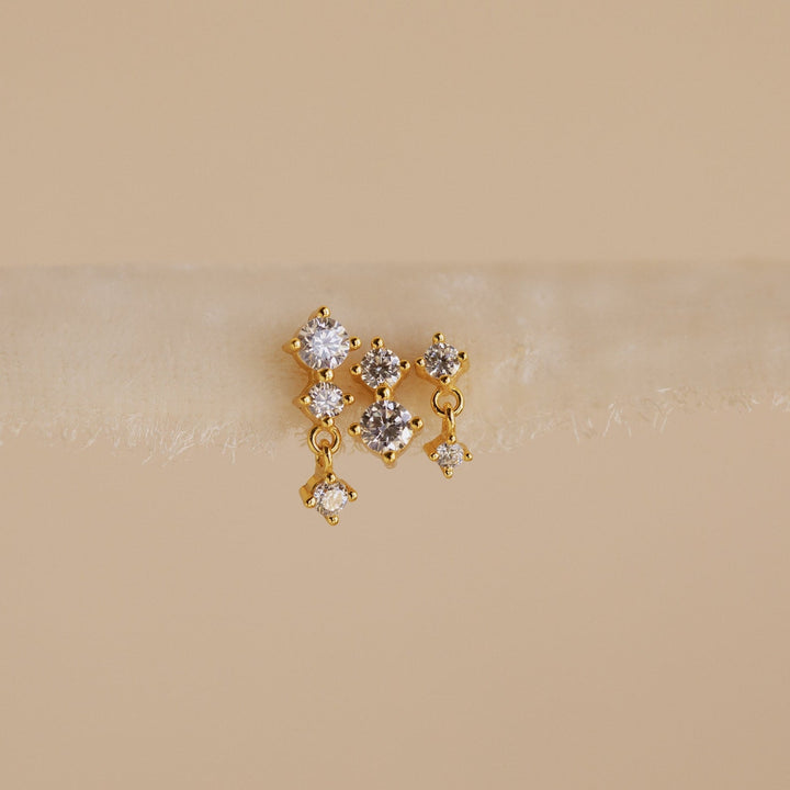 Triple Diamond Studs Set