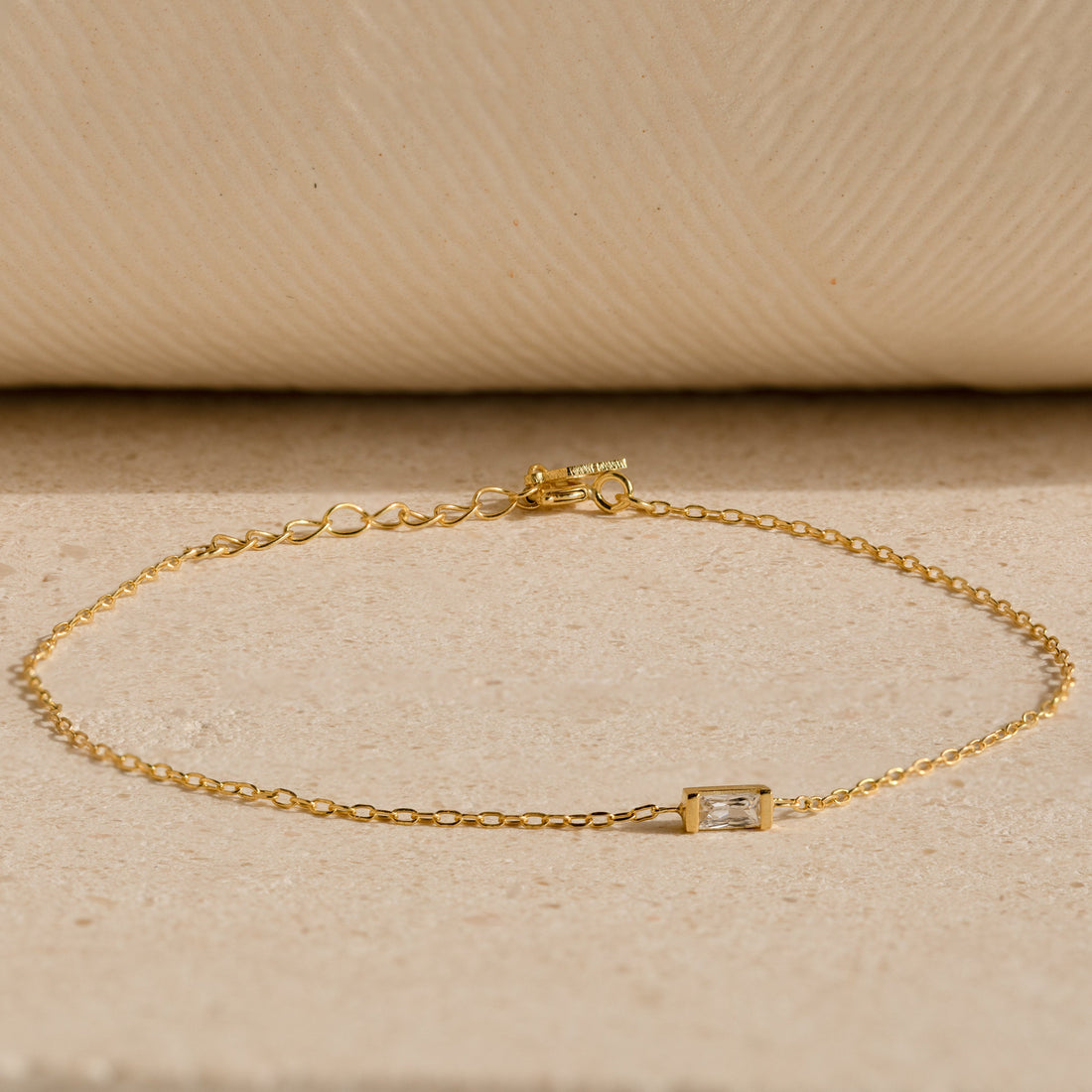 Baguette Birthstone Bracelet