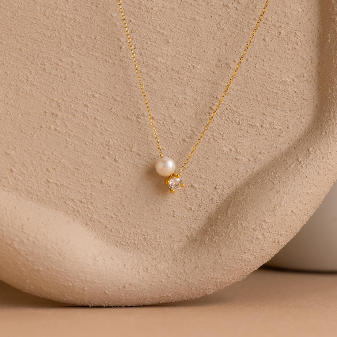 Pearl & Birthstone Necklace