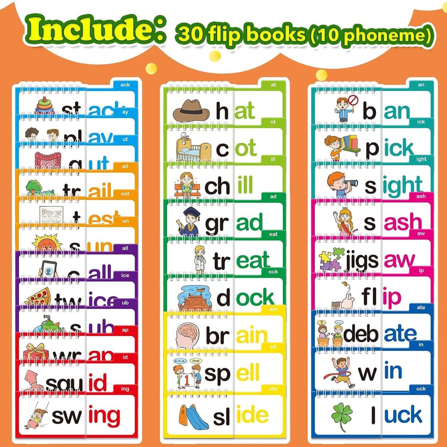 Filio™ Fun Phonics 30-Flip Books