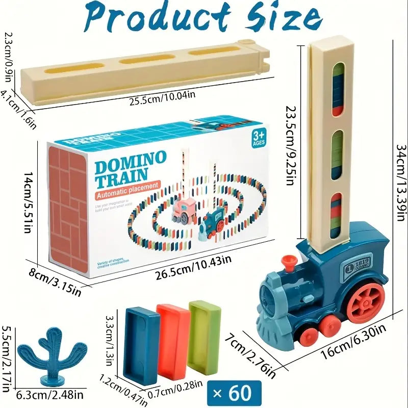 Kids's Domino Train Toy Set